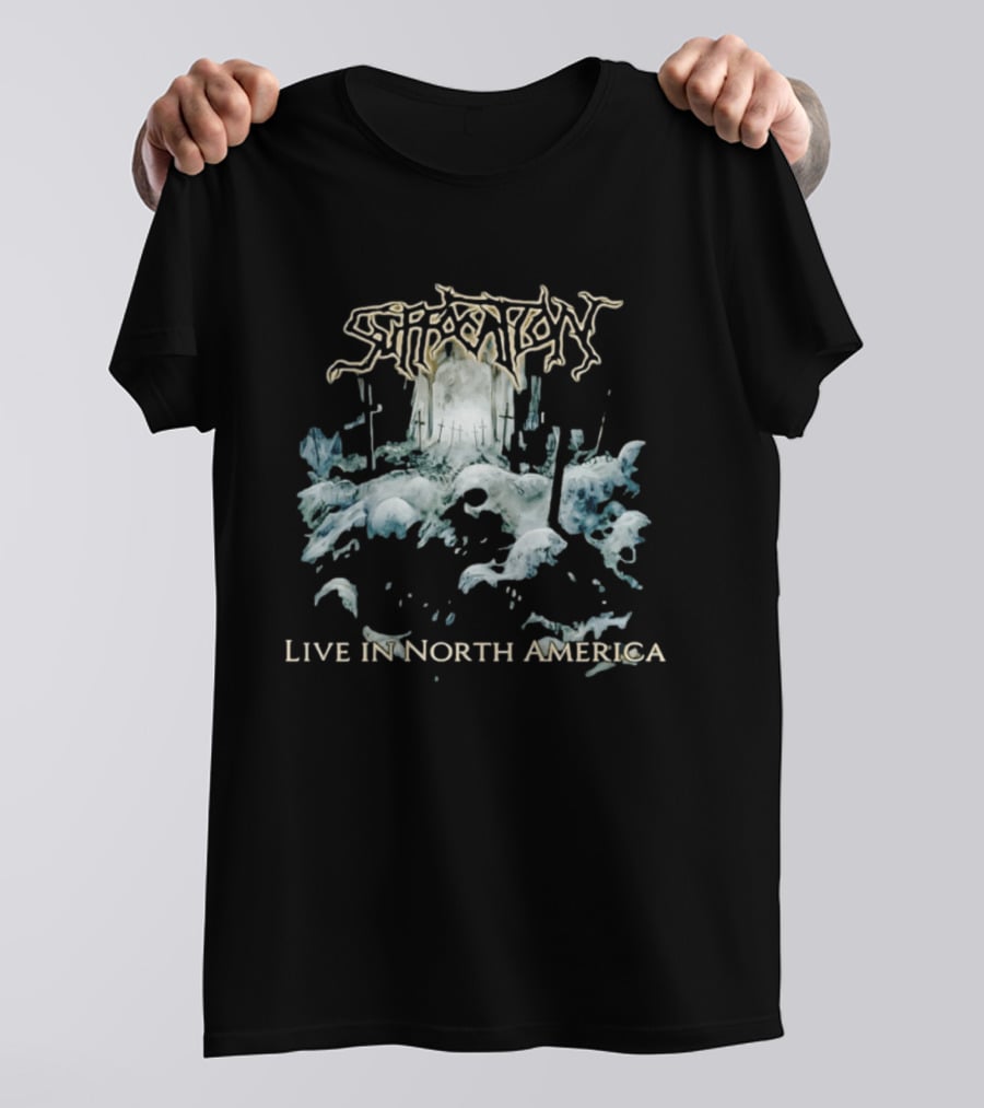 Suffocation Live In North America Tour Concert Metal Scene T-Shirt
