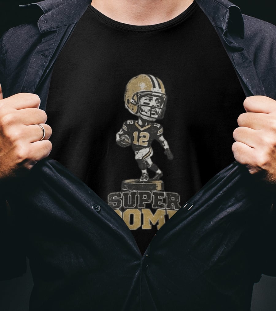 Super Dome Chris Olave New Orleans Saints Football Player #12 T-Shirt
