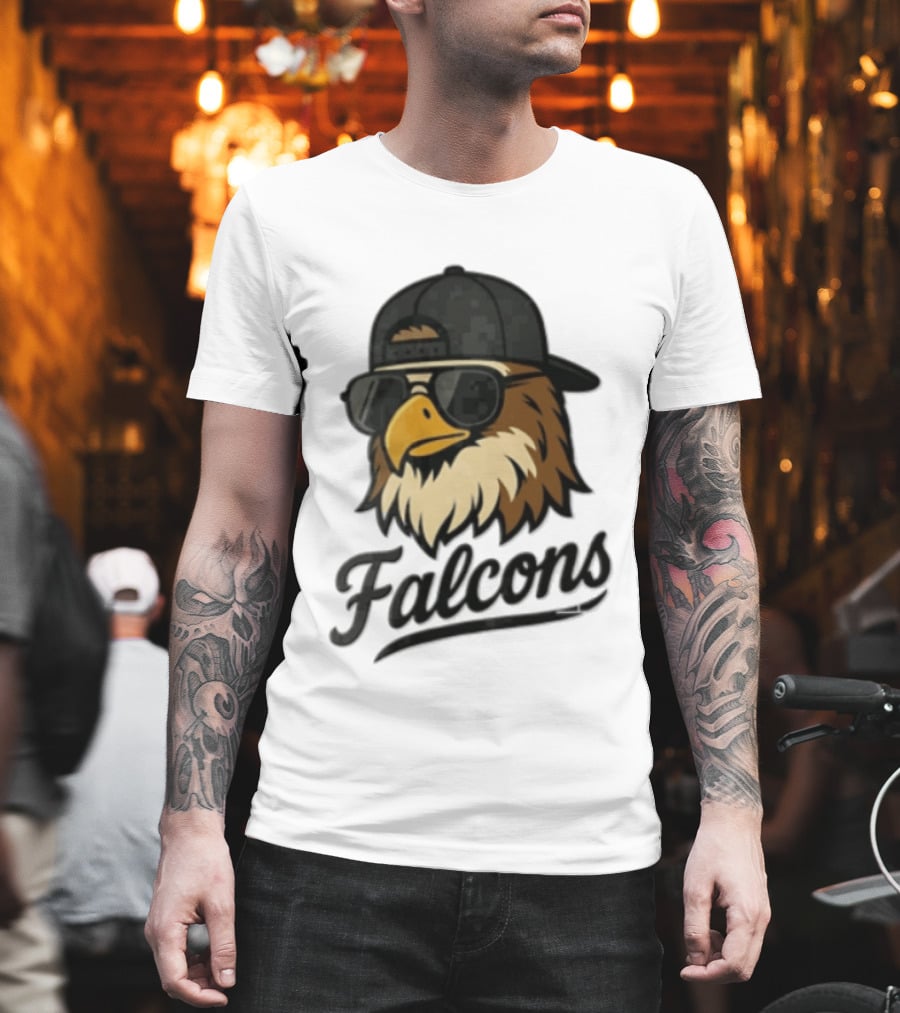 Falcons Eagle Sunglasses Baseball Cap T-Shirt