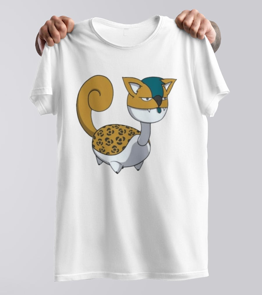 Jacksonville Jaguars Pokemon Fusion Cartoon T-Shirt