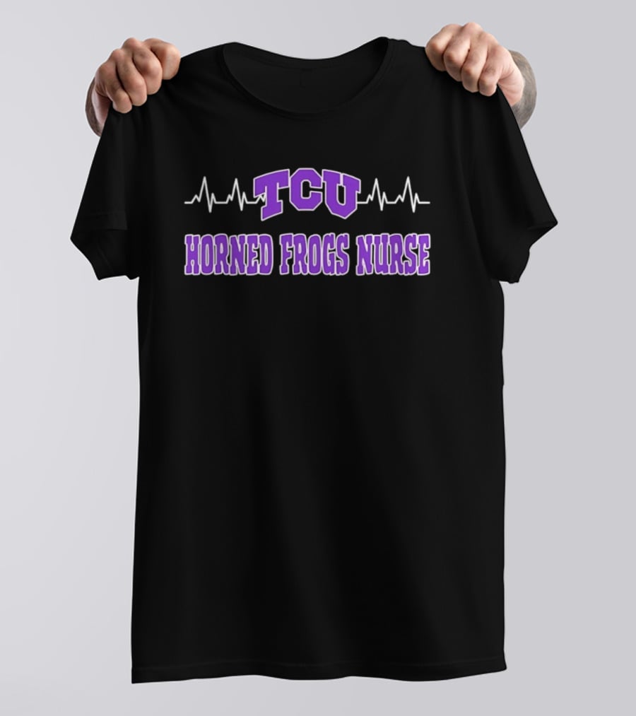 TCU Horned Frogs Nurse Heartbeat T-Shirt
