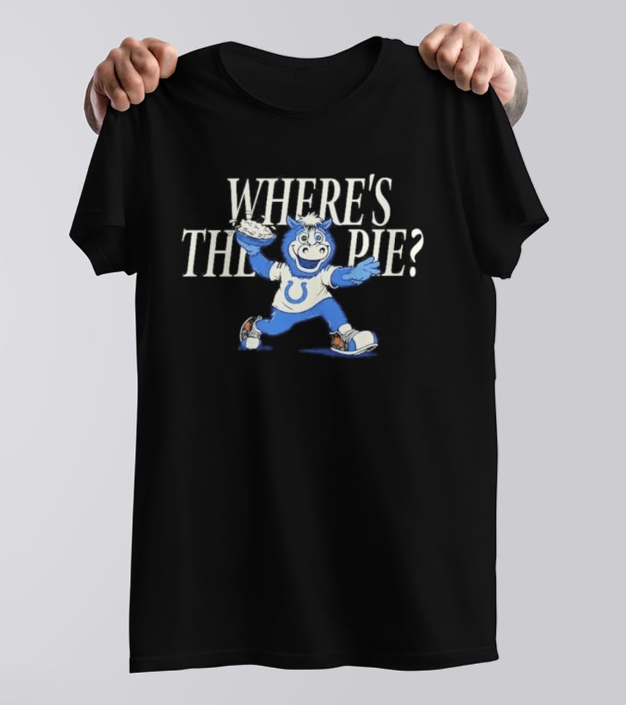 Indianapolis Colts Where's The Pie Mascot Fun T-Shirt