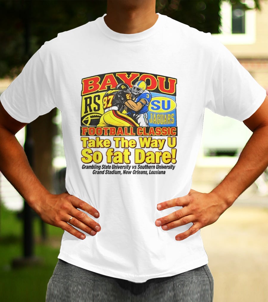 Bayou Classic Football Grambling State Vs Southern University Grand Stadium New Orleans T-Shirt