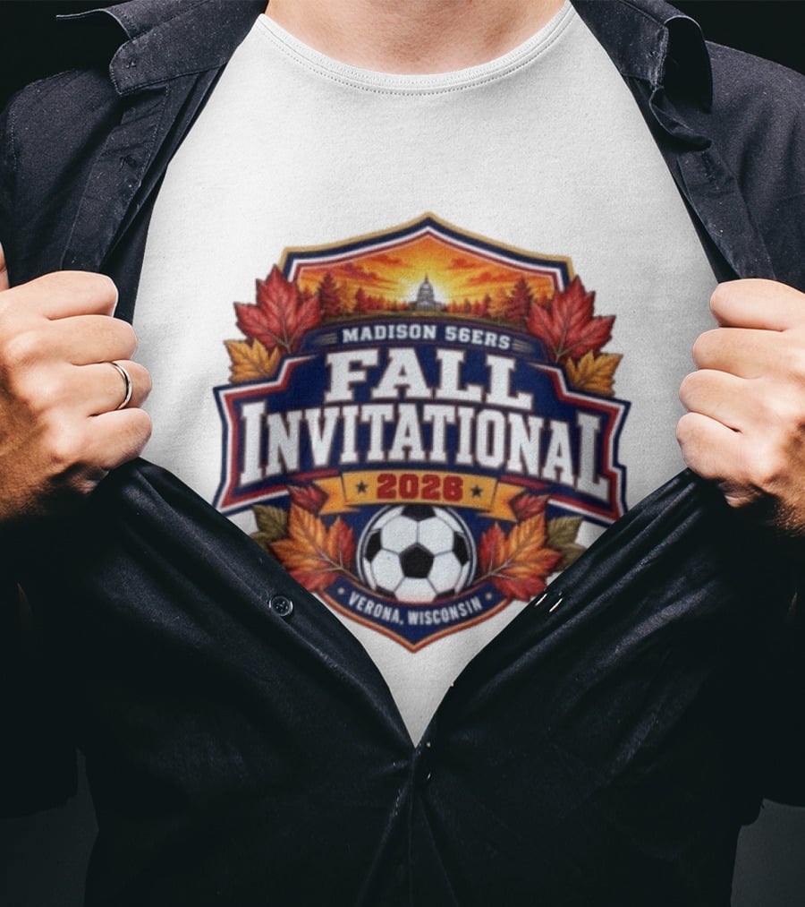 Madison 56ers Fall Invitational 2026 Verona Wisconsin Soccer Event T-Shirt