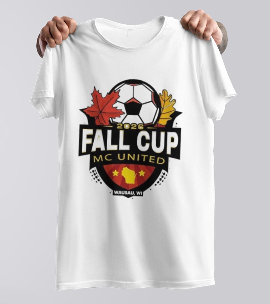 2026 Fall Cup MC United Soccer Tournament Leaves And Stars T-Shirt