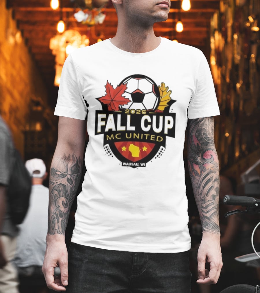 2026 Fall Cup MC United Soccer Tournament Leaves And Stars T-Shirt