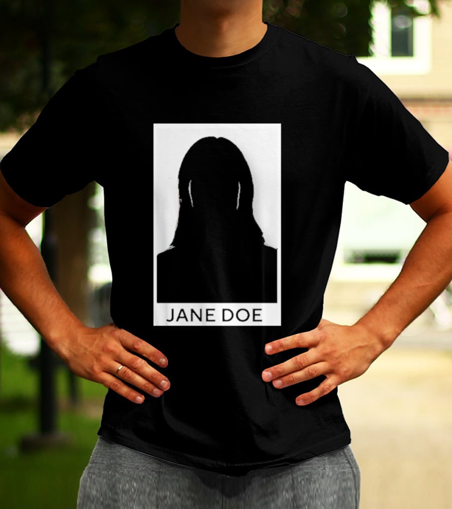 Justice For Jane Doe Silhouette Recognition Movement T-Shirt