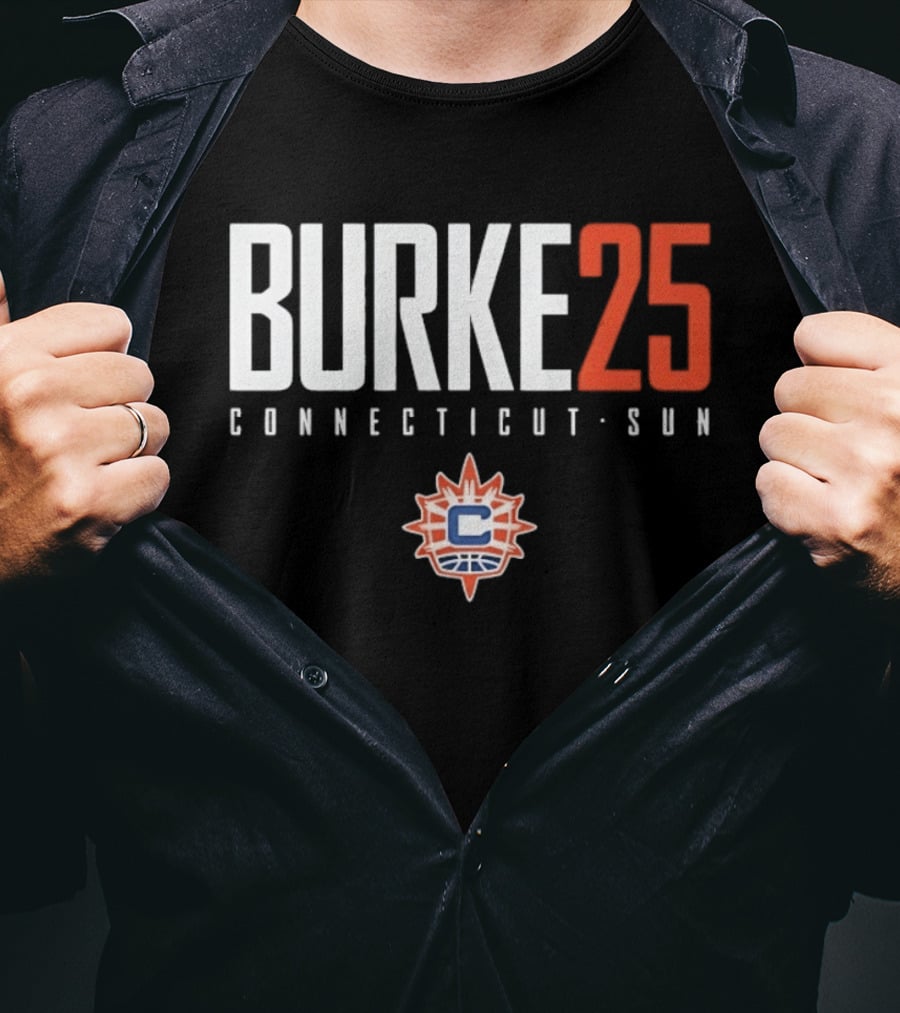 Connecticut Sun Burke 25 WNBA Basketball T-Shirt
