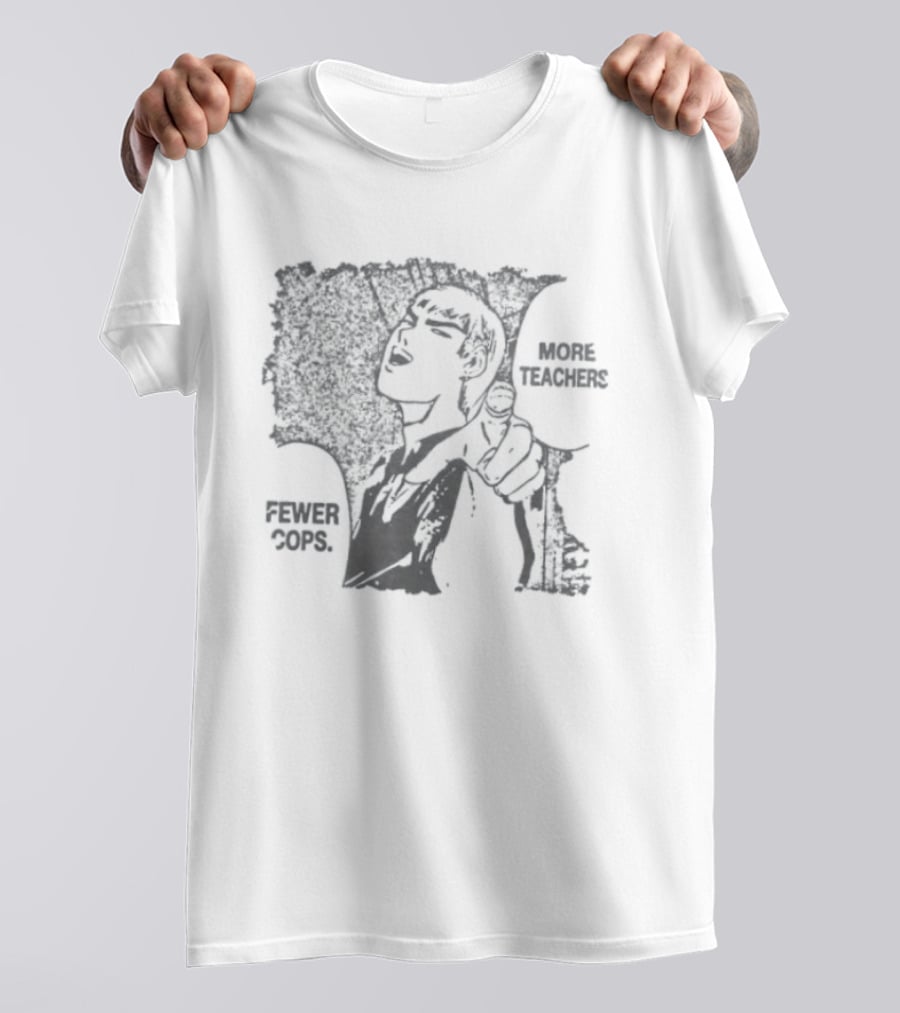 More Teachers Fewer Cops Eikichi Onizuka Great Teacher Onizuka Anime Manga Series T-Shirt