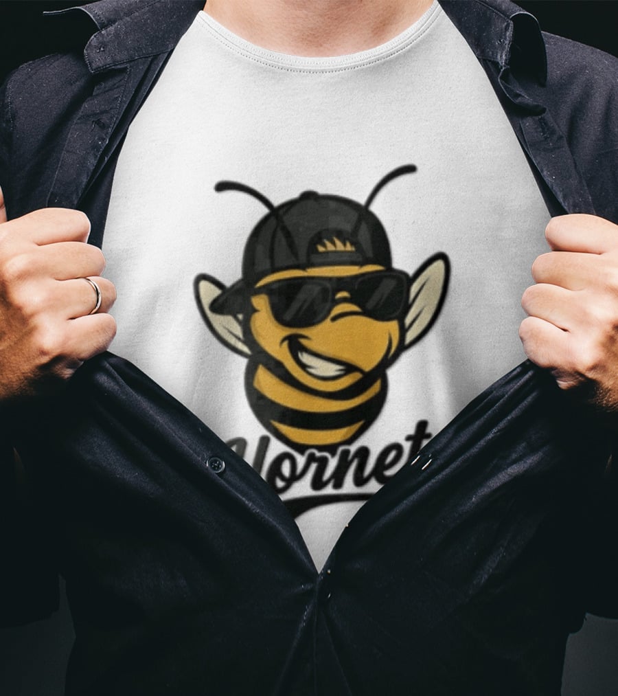 Charlotte Hornets Bee Wearing Sunglasses And Cap T-Shirt