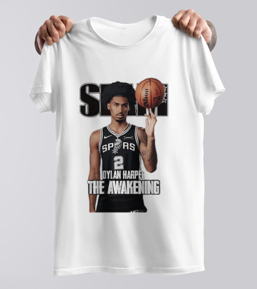 Dylan Harper 2 San Antonio Spurs The Awakening Slam NBA Basketball Cover T-Shirt
