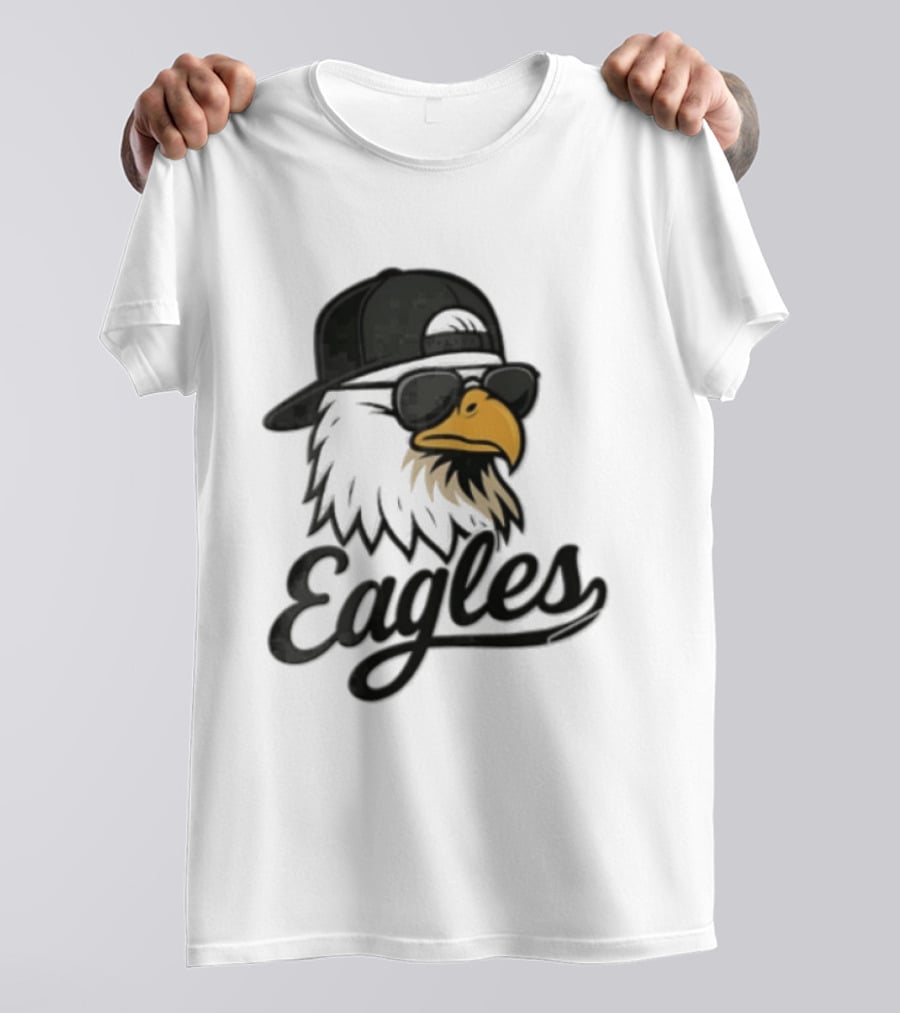 Philadelphia Eagles Eagle Sunglasses Baseball Cap Sports Fan T-Shirt