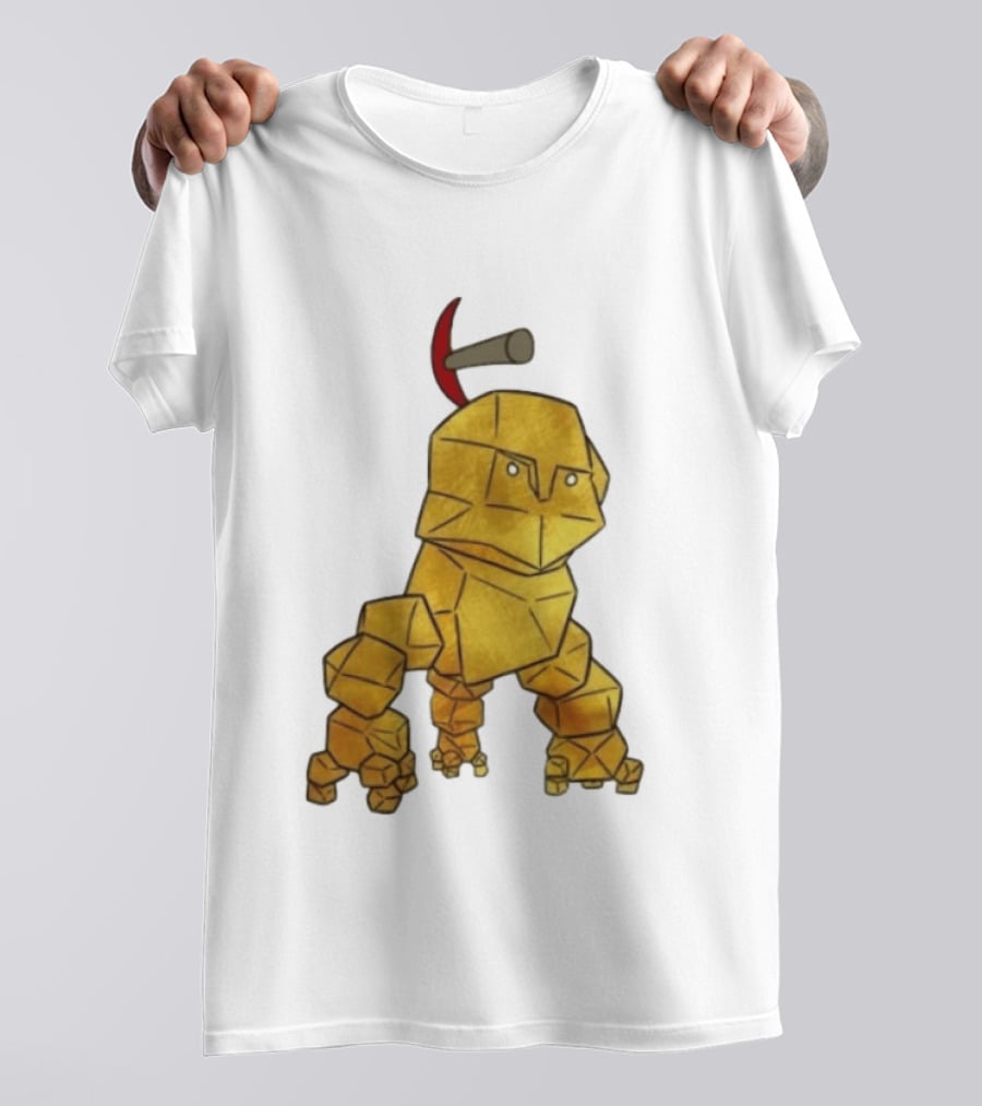 San Francisco 49ers Gold Rock Golem Miner Pickaxe T-Shirt