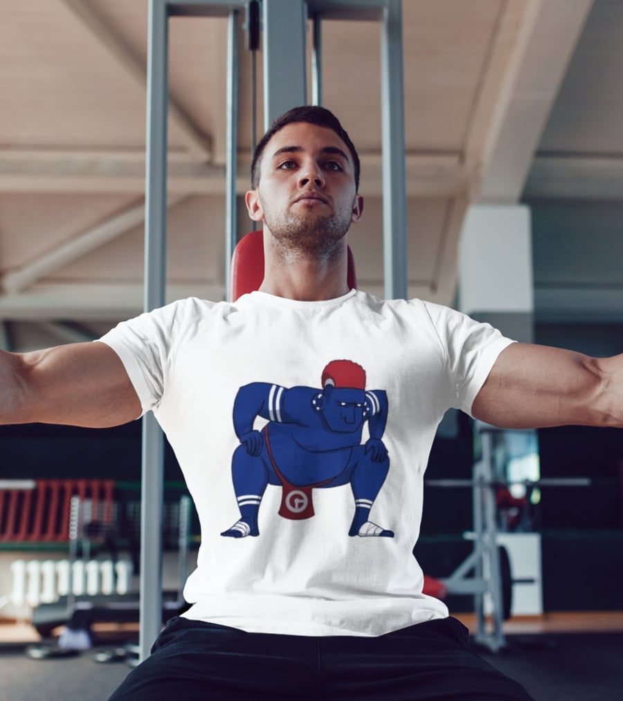 Hariyama Pokemon New York Giants Sumo Wrestler T-Shirt