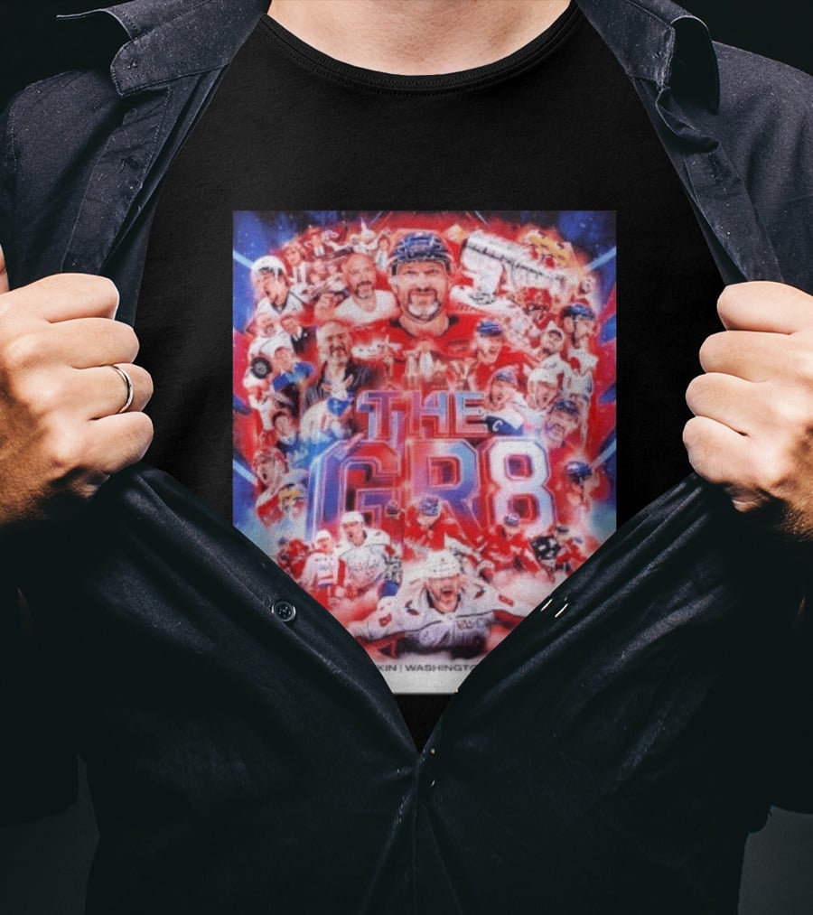 Alex Ovechkin The Gr8 Washington Capitals Open Ice Champions T-Shirt