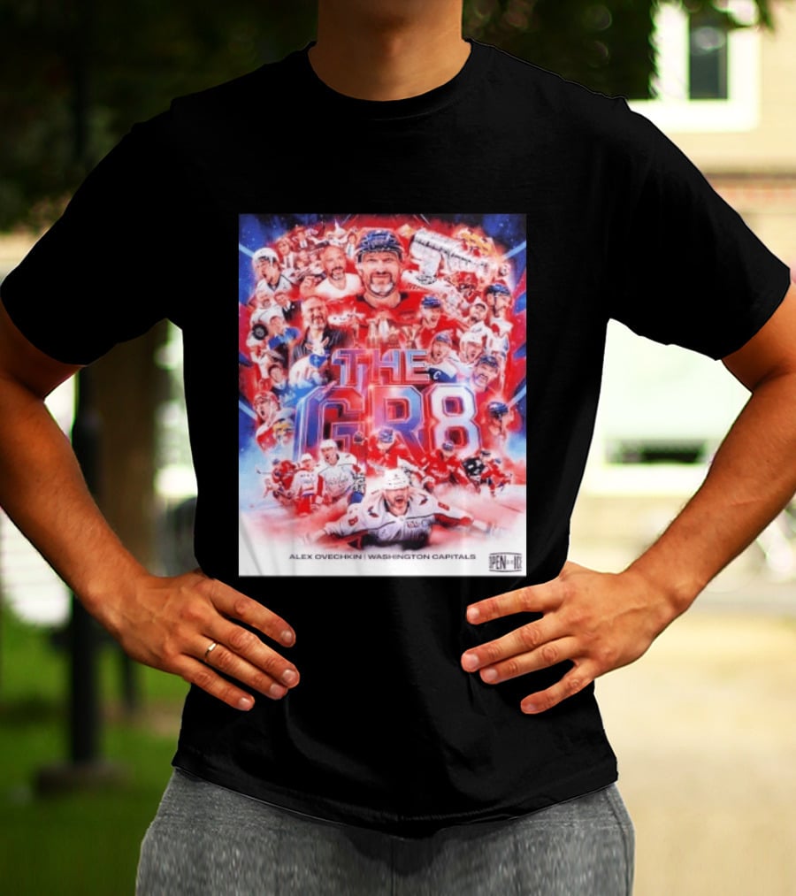 Alex Ovechkin The Gr8 Washington Capitals Open Ice Champions T-Shirt
