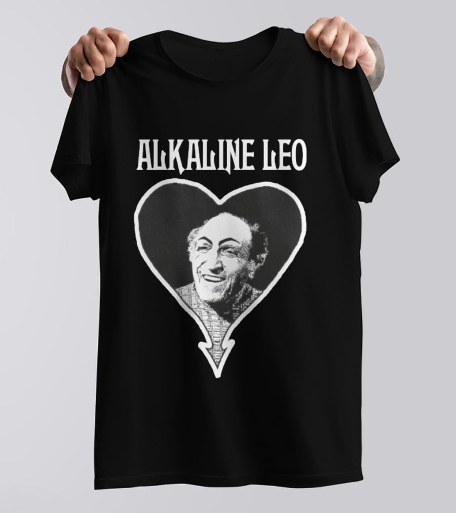 Alkaline Leo Heart Portrait Seinfeld Bootleg Mashup T-Shirt