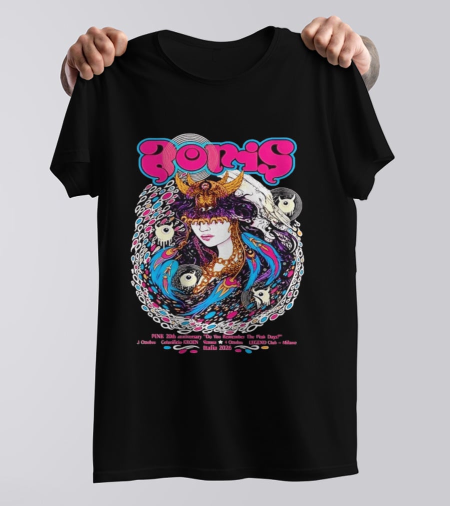 Boris Pink 20th Anniversary Do You Remember The Pink Days Tour 2026 Music Concert T-Shirt