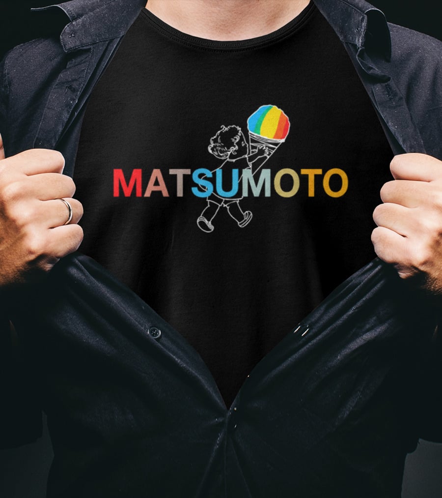 Matsumoto Shave Ice Rainbow Child Enrique Hernandez T-Shirt