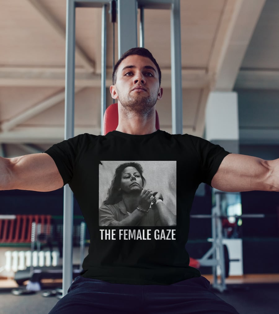 The Female Gaze Aileen Wuornos Handcuffed Monochrome T-Shirt