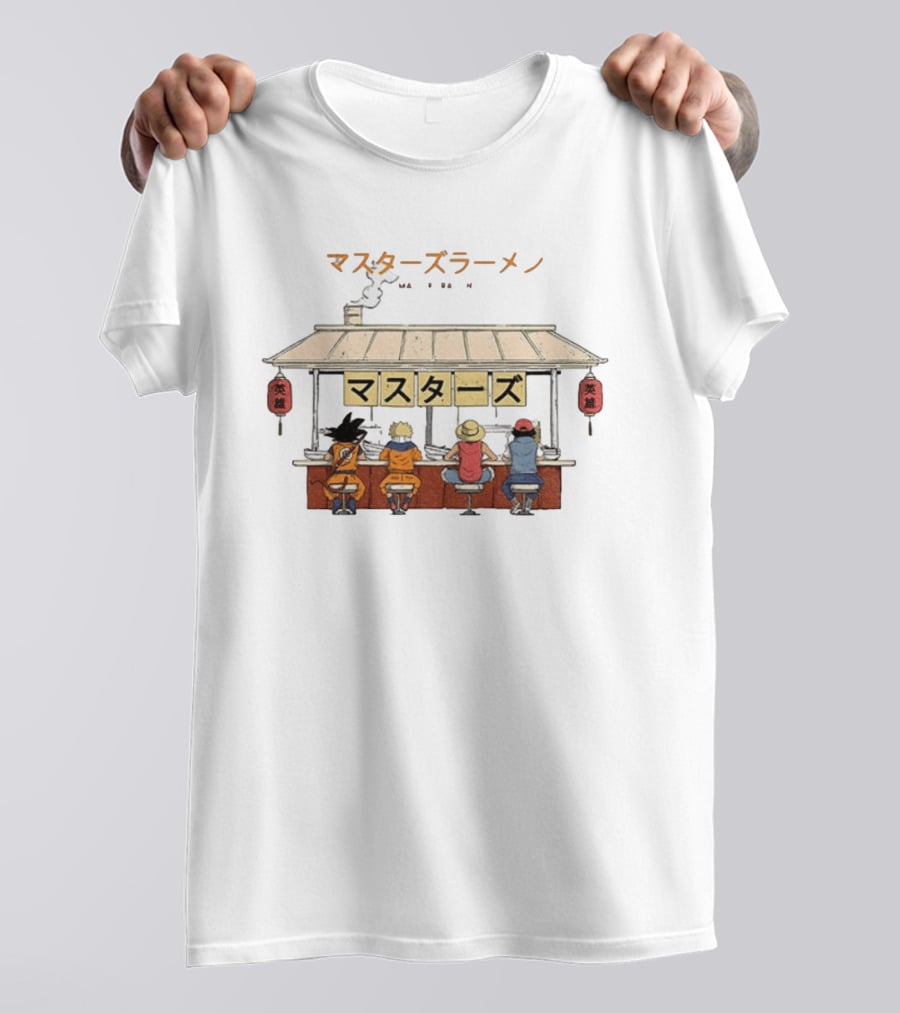 Masters Ramen Heroes Dinner One Piece T-Shirt