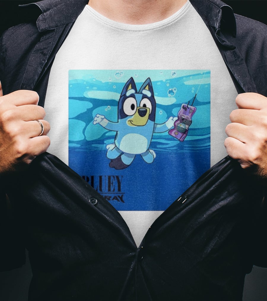 Bluey Hooray Nirvana Nevermind T-Shirt