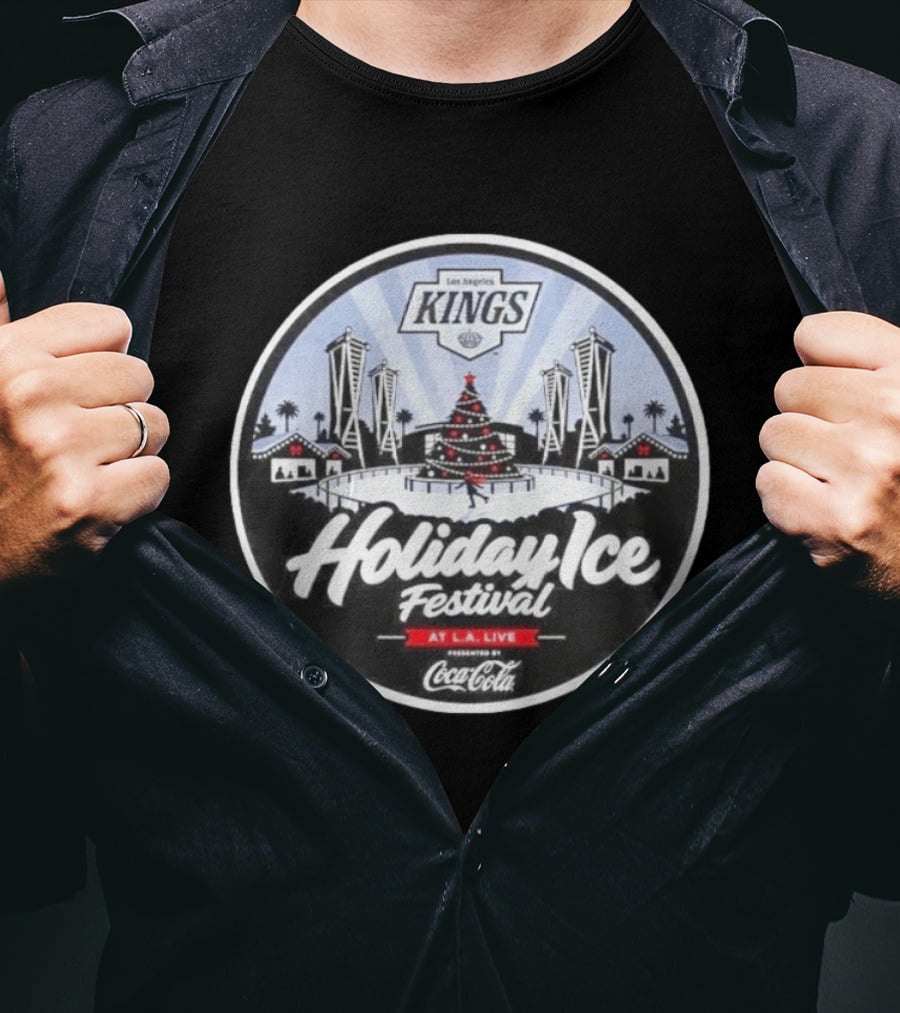 Los Angeles Kings Holiday Ice Festival At LA Live Presented By Coca Cola T-Shirt
