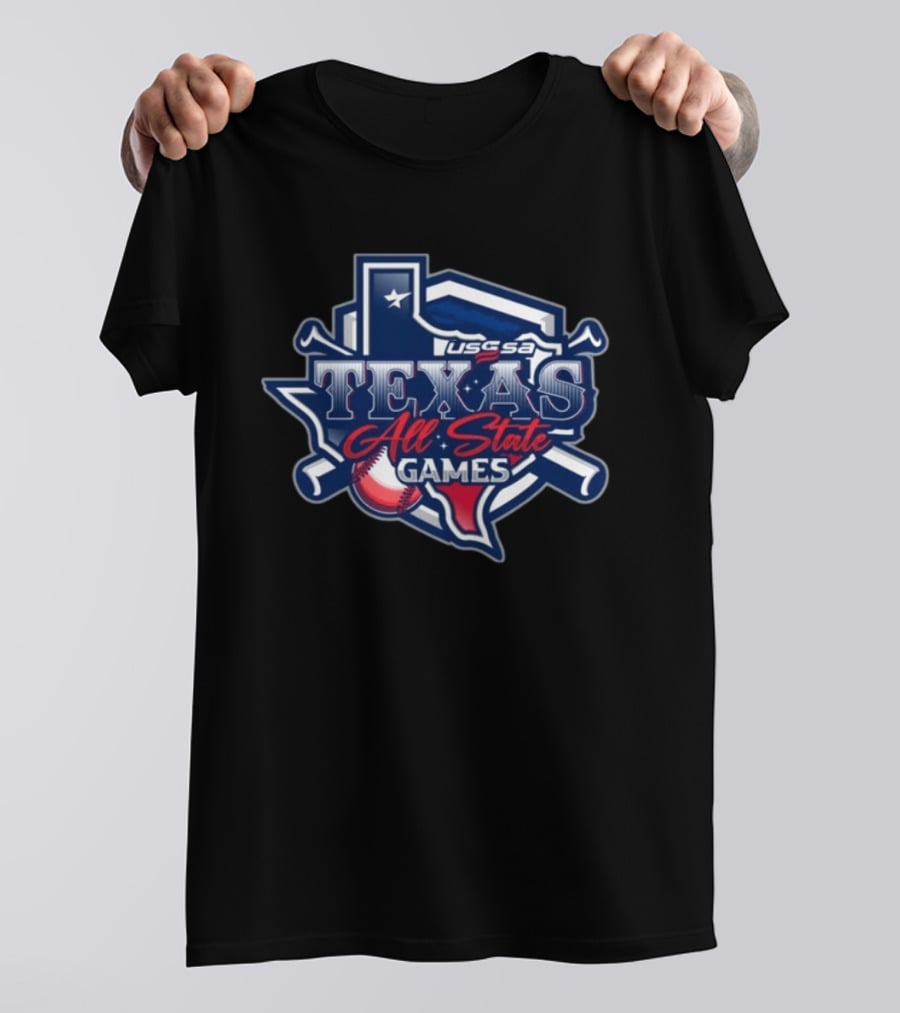 Texas All State Games USSSA Baseball Event T-Shirt
