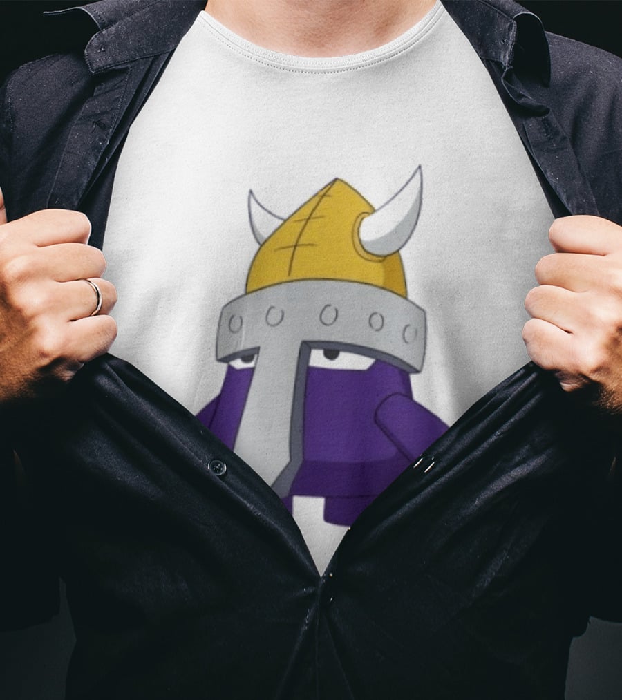 Minnesota Vikings Pokemon Mashup Viking Helmet T-Shirt