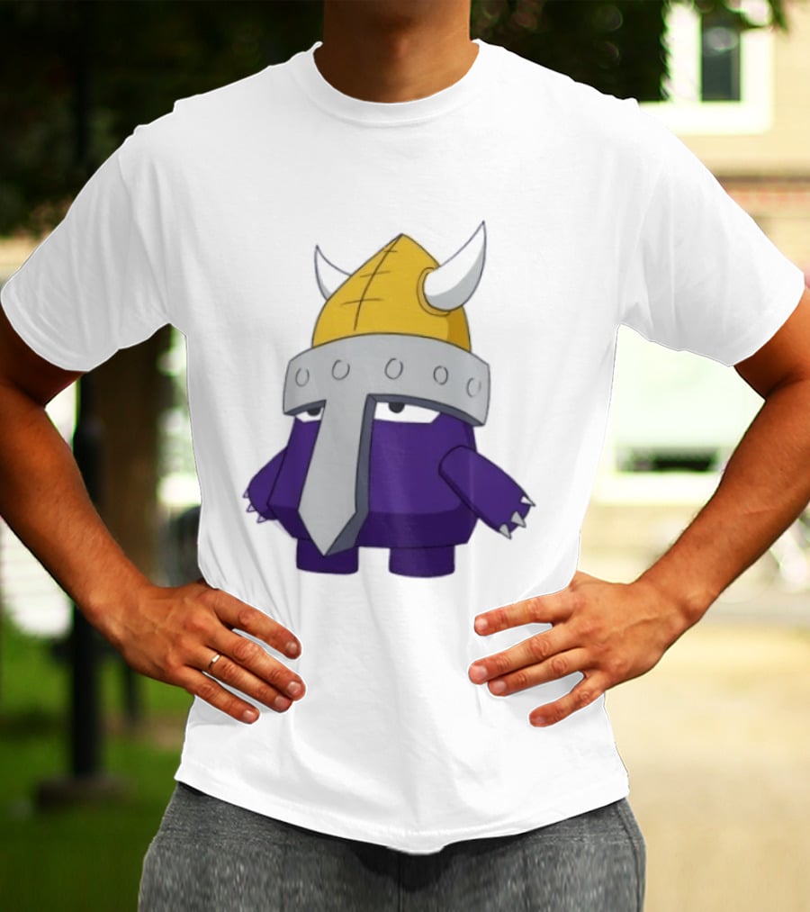 Minnesota Vikings Pokemon Mashup Viking Helmet T-Shirt