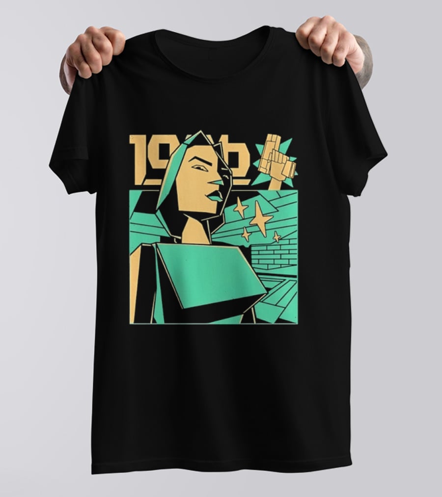 Lara Croft 1996 Polygon Style Tomb Raider Video Game T-Shirt