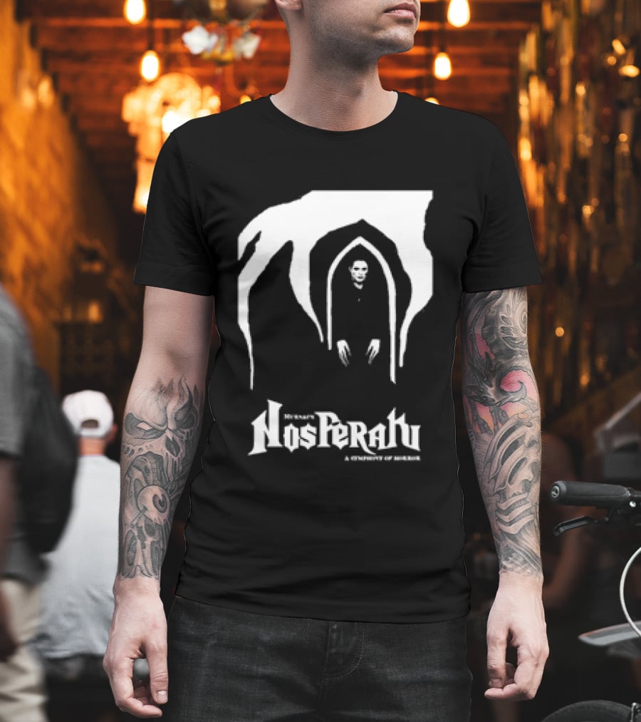 Nosferatu A Symphony Of Horror Murnau Classic Horror Film Archway T-Shirt