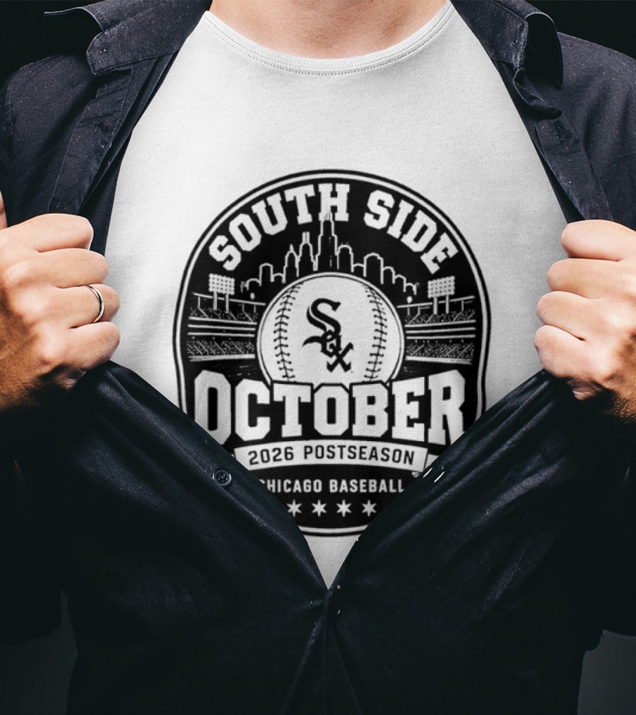 South Side October 2026 Postseason Chicago Baseball Sox T-Shirt