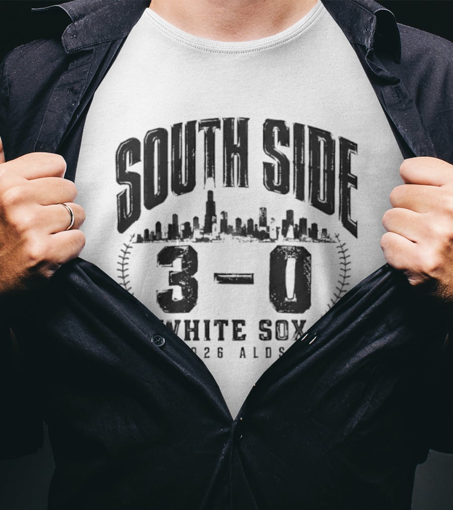 Chicago White Sox South Side Skyline 3 0 2026 ALDS T-Shirt