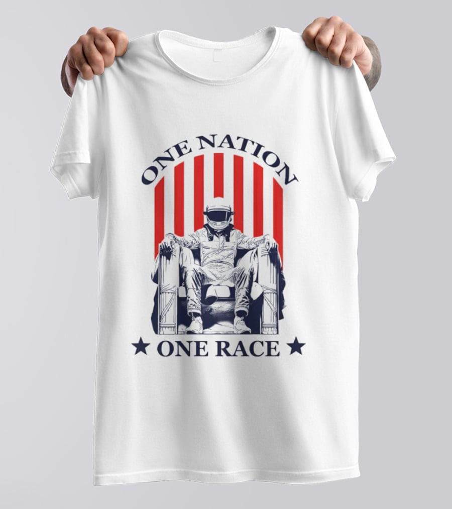 One Nation One Race Racer X IndyCar Washington DC T-Shirt
