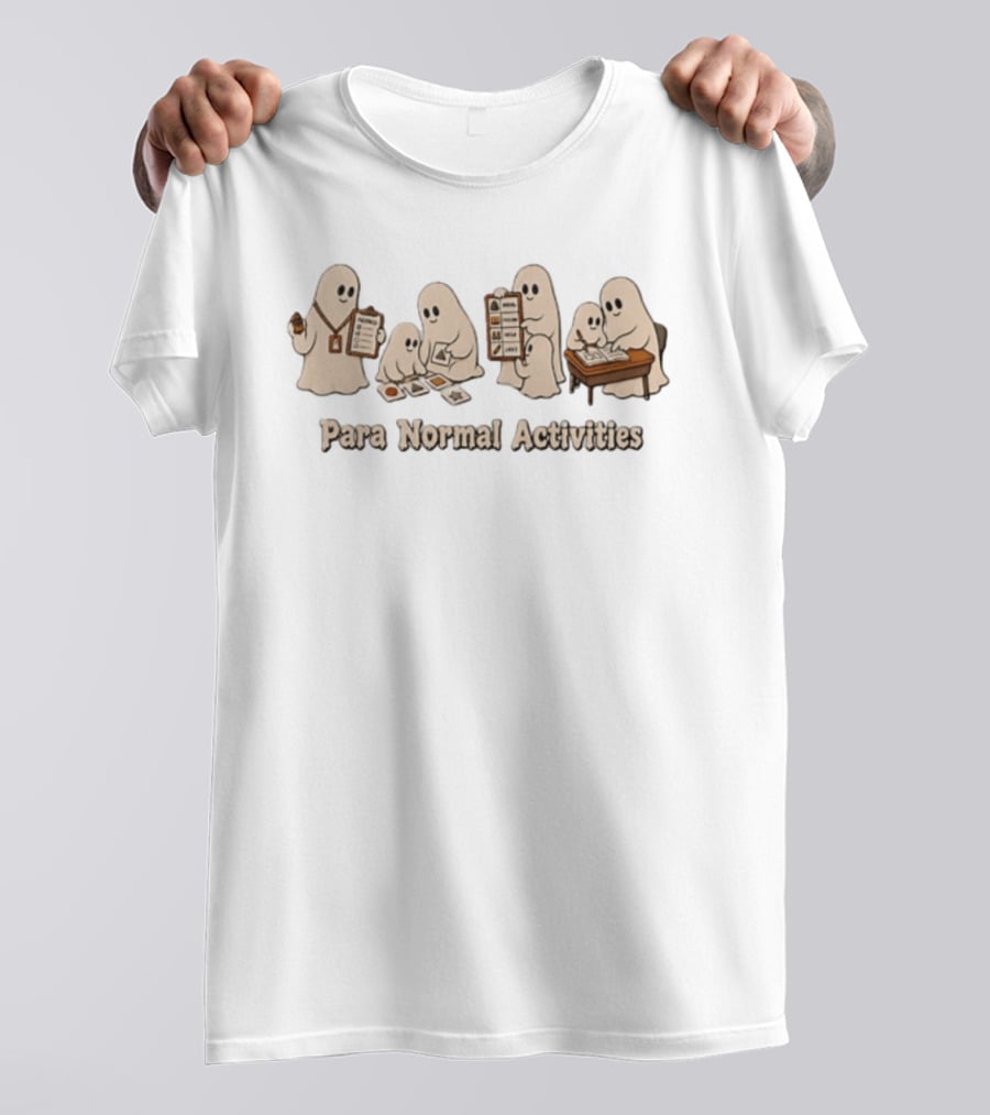 Para Normal Activities Ghost Group Halloween 2026 T-Shirt