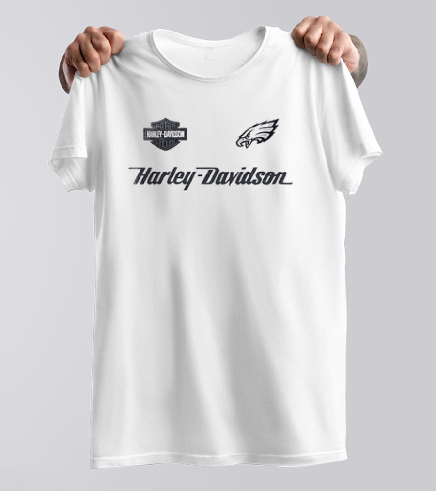 Philadelphia Eagles Harley Davidson The Heartbeat Of America Best Company T-Shirt