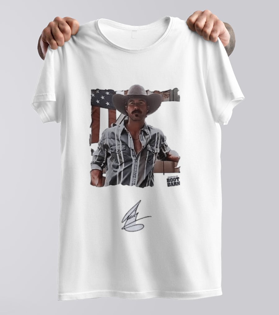 Riley Green That's Just Me Tour Boot Barn American Flag T-Shirt