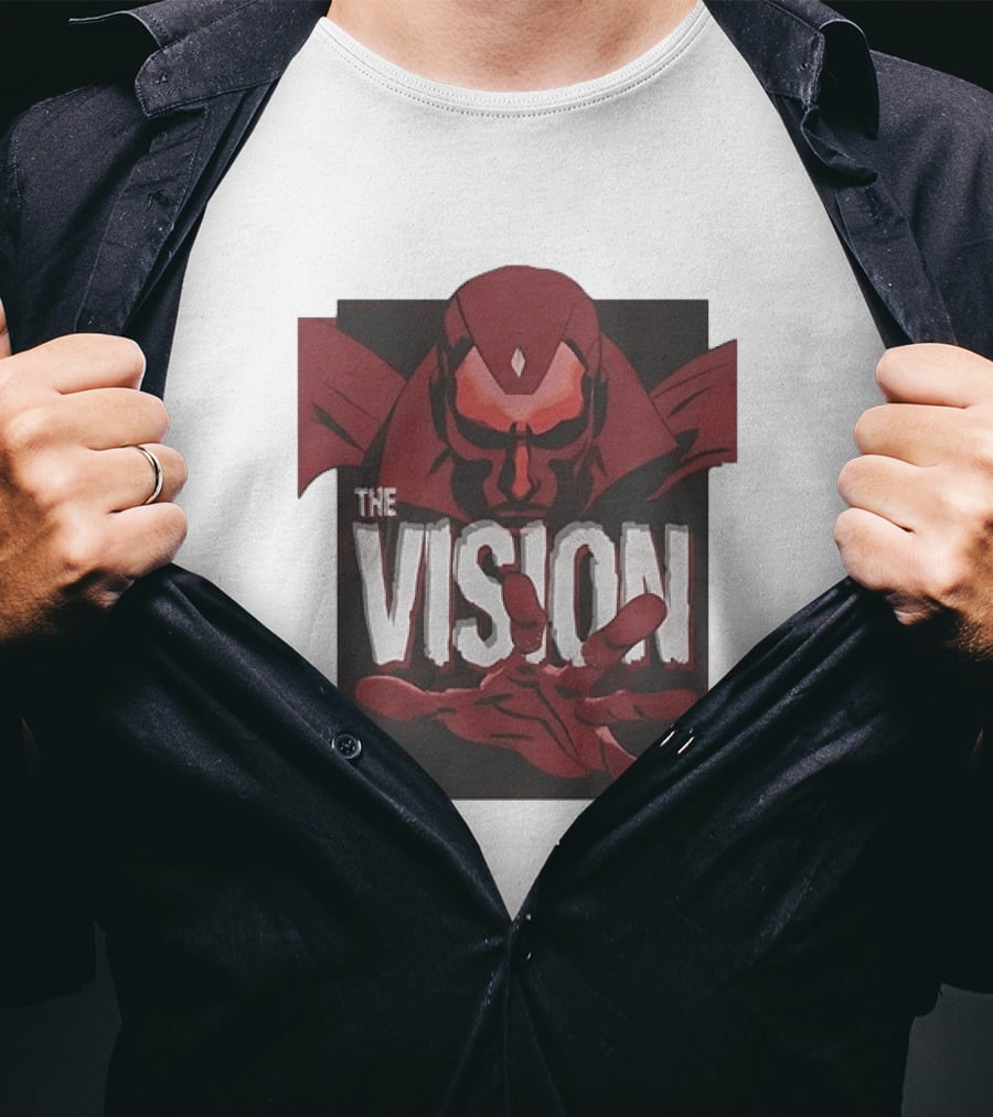 The Vision Marvel Superhero Avengers Comic T-Shirt