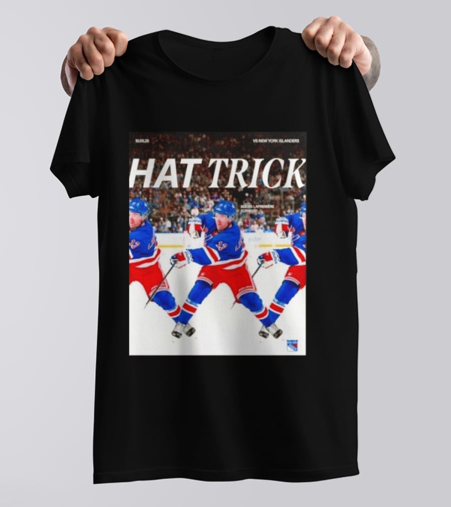 Alexis Lafrenière Hat Trick NY Rangers Vs New York Islanders 10.06.23 Forward T-Shirt