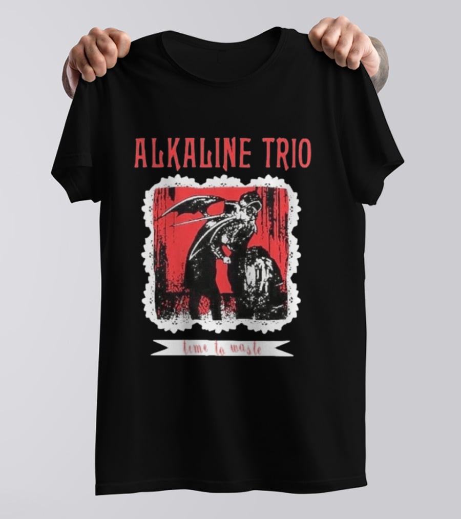 Alkaline Trio Time To Waste Punk Rock Band Album T-Shirt