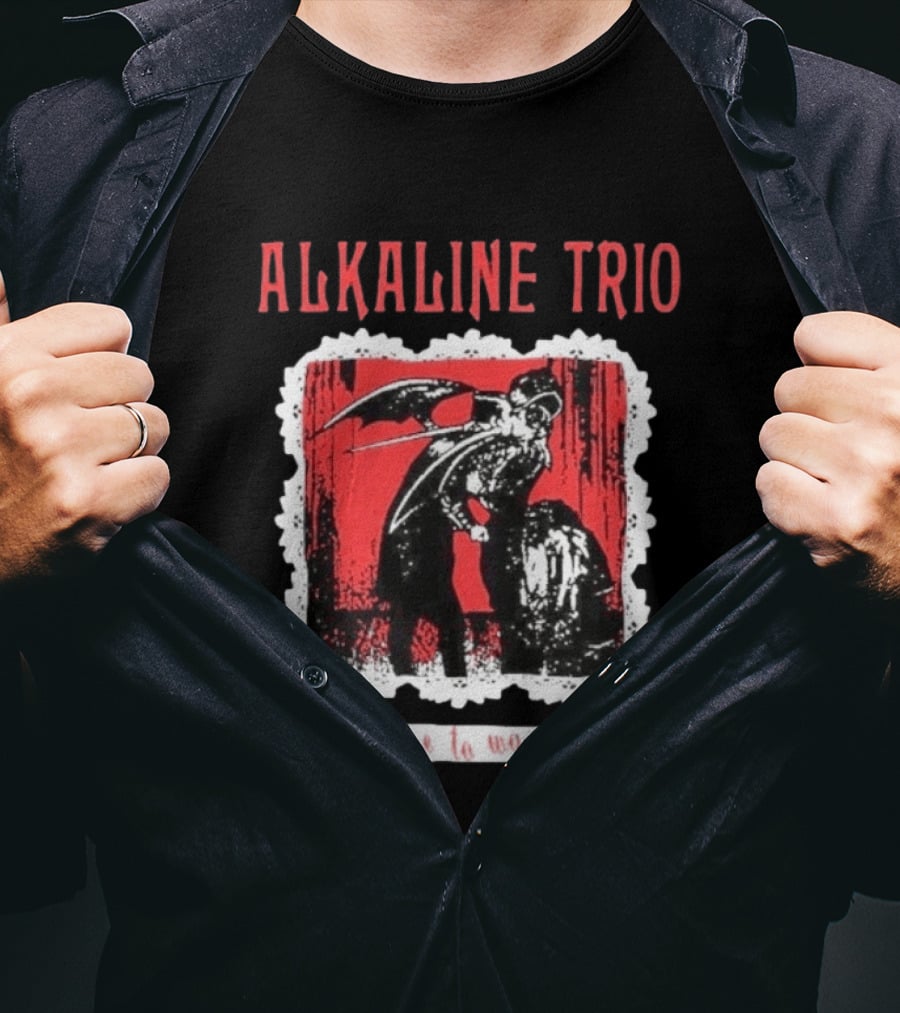 Alkaline Trio Time To Waste Punk Rock Band Album T-Shirt
