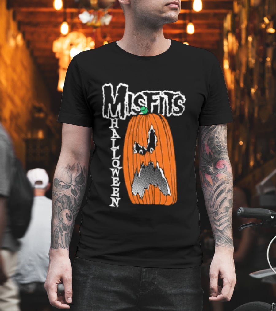 Misfits Halloween Pumpkin Punk Rock T-Shirt