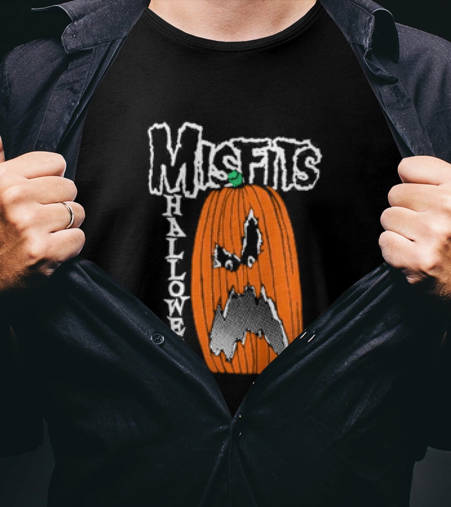 Misfits Halloween Pumpkin Punk Rock T-Shirt