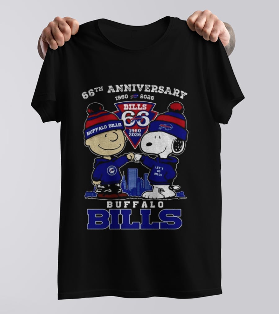 Buffalo Bills 66th Anniversary 1960 2026 Thank You For The Memories T-Shirt