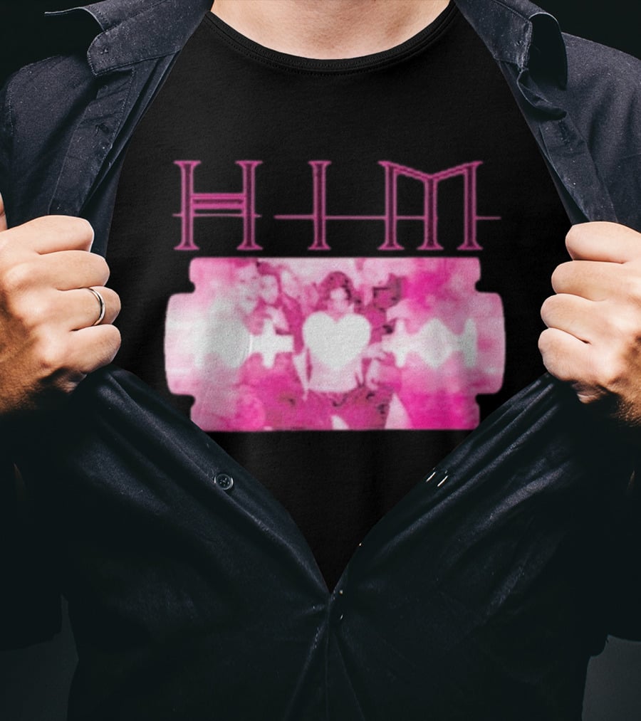 HIM Band Heartagram Razorblade Romance Ville Valo T-Shirt