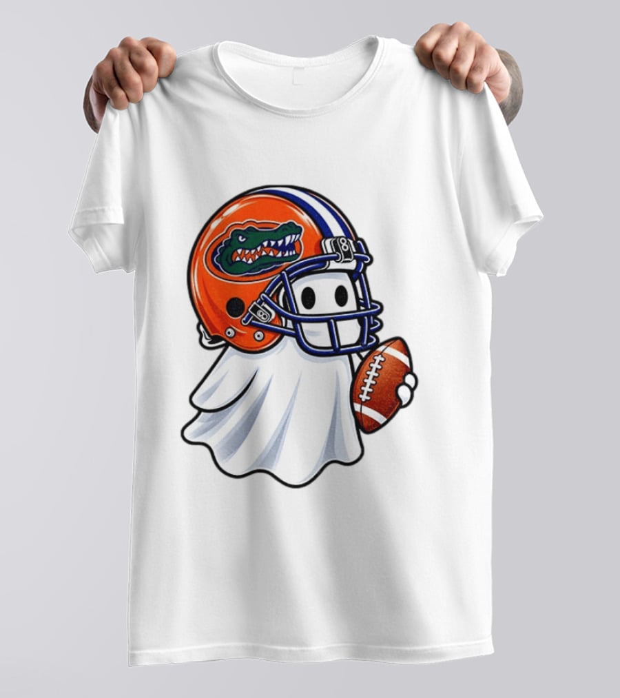 Florida Gators Football Ghost Halloween Fan Gear T-Shirt