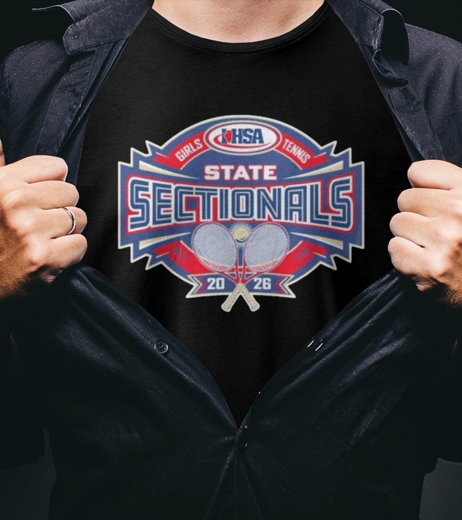 IHSA Girls Tennis State Sectionals 2026 T-Shirt