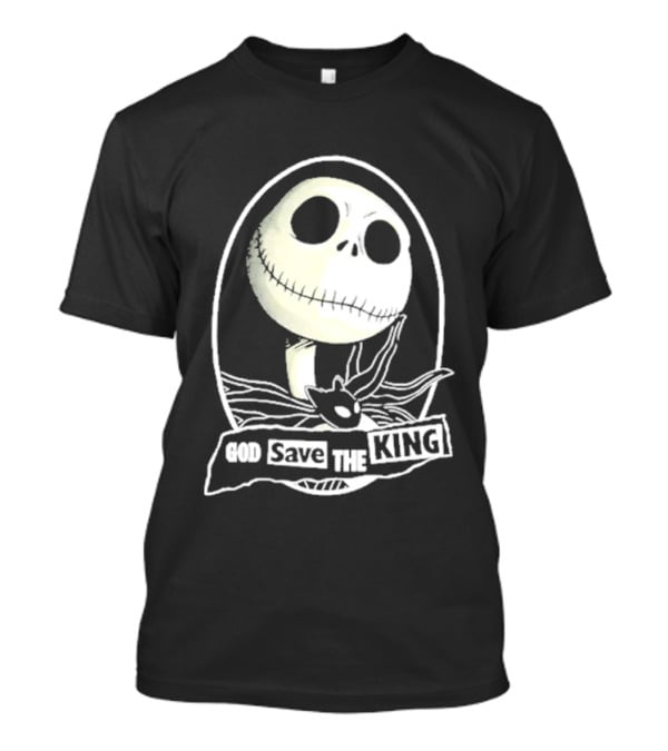 Jack Skellington God Save The King Halloween 2026 T-Shirt