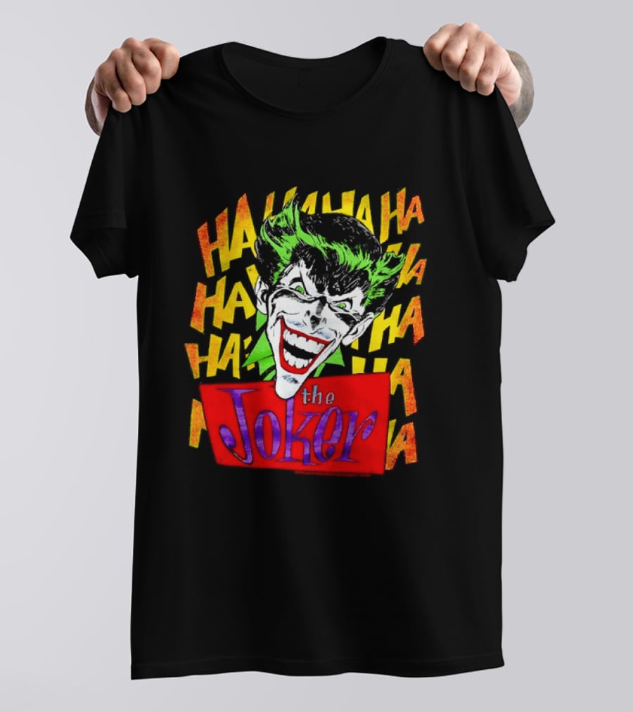 The Joker Ha Ha Ha Comic Laughing Face T-Shirt